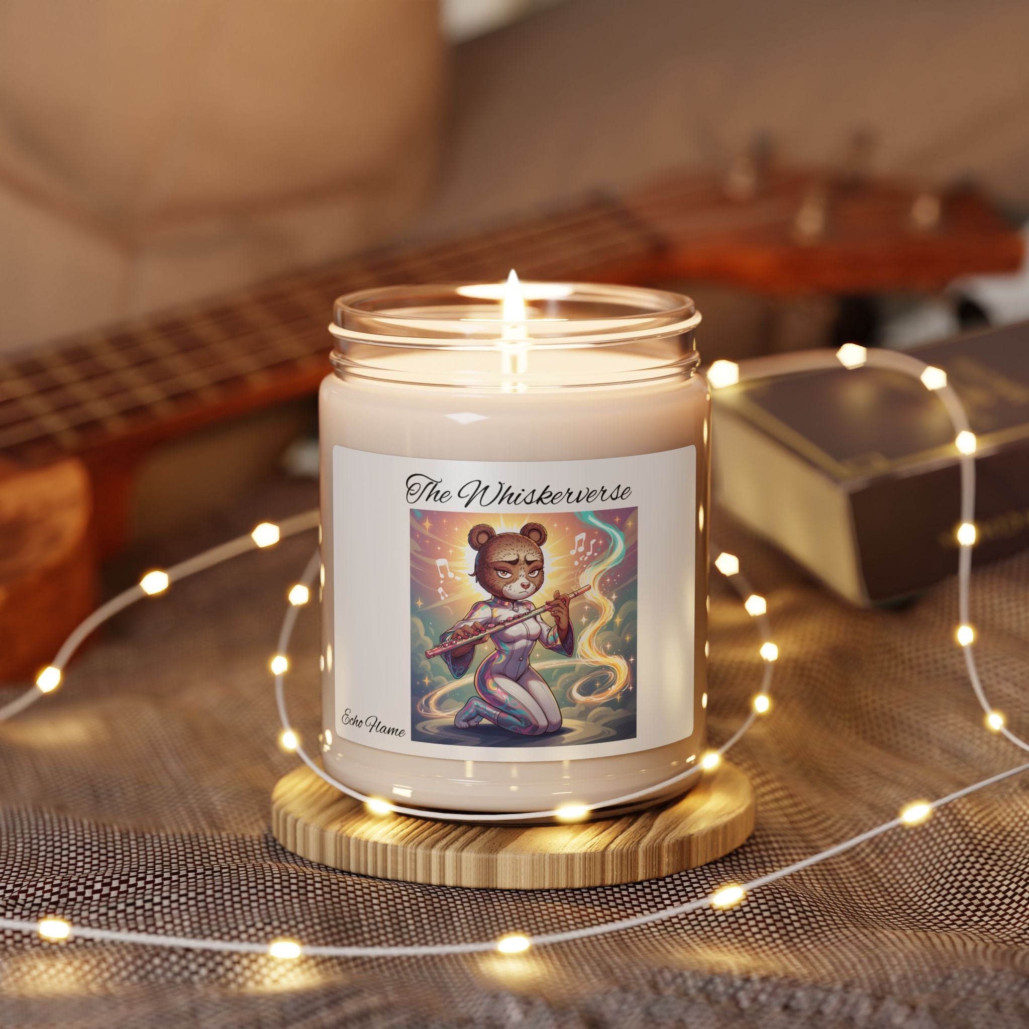 EchoFlame Candle | Whiskerverse Collection | Relaxation & Creativity