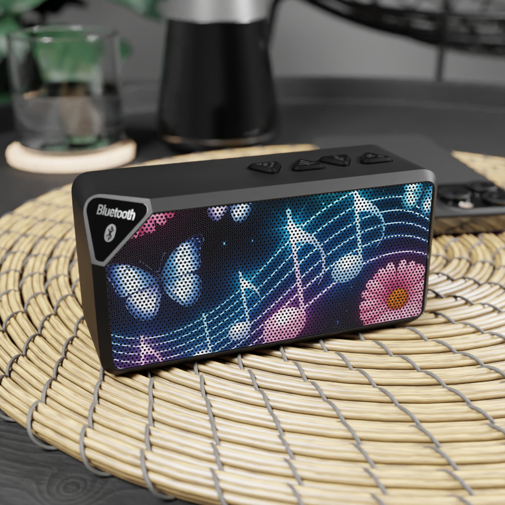 Floral Butterfly Bluetooth Speaker — Joyful Design, Powerful Sound