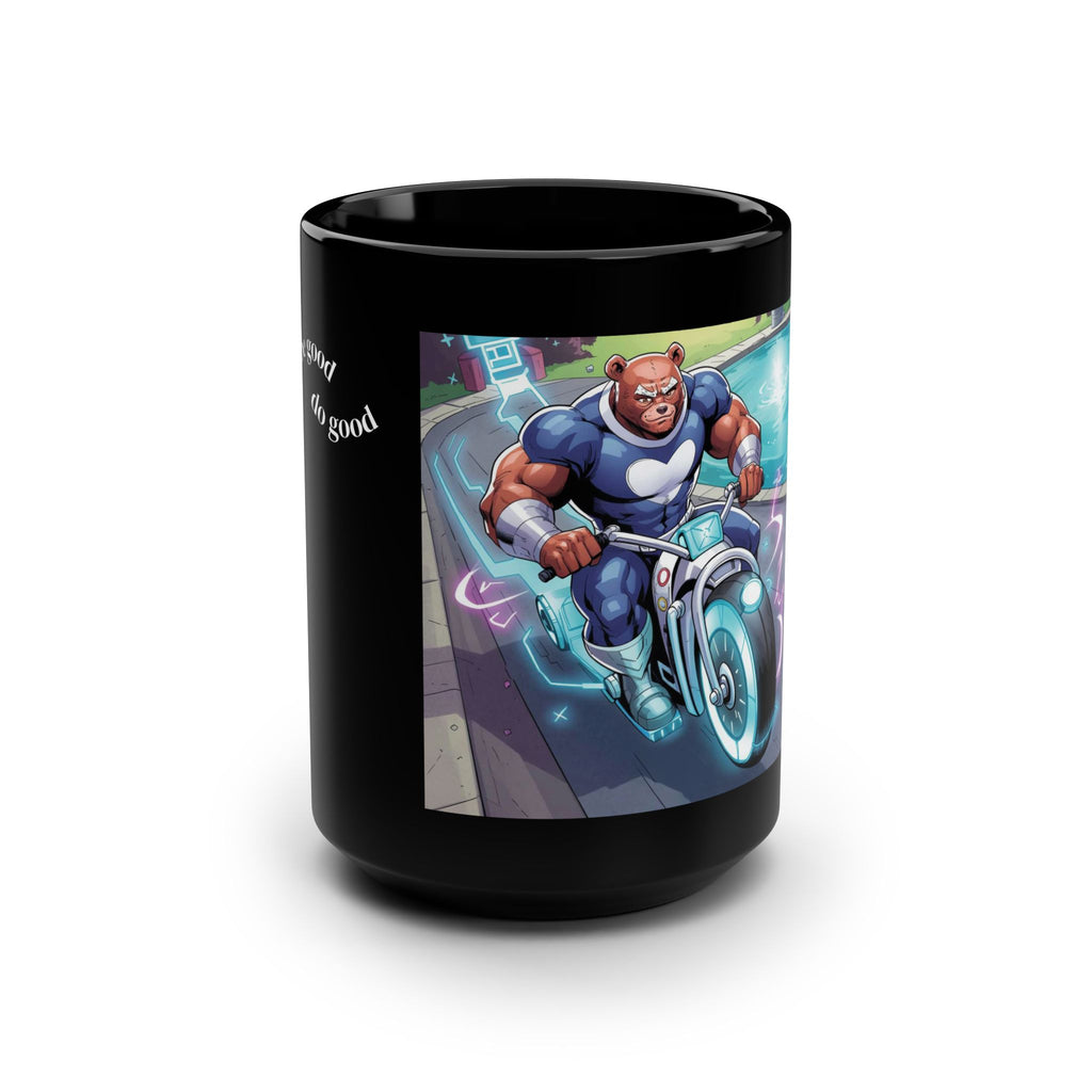 The Do Good Mug | Whiskerverse Edition | 15oz Black Ceramic Coffee Cup