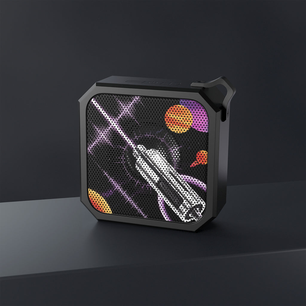 Galaxy-Themed Outdoor Bluetooth Speaker — Adventure-Ready Cosmic Sound